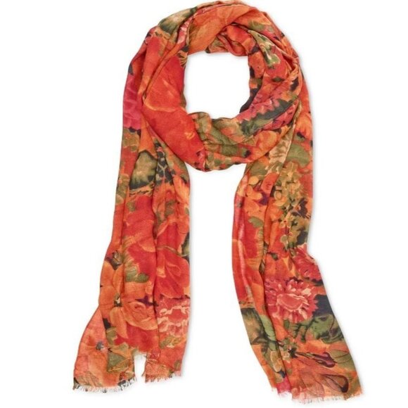 PATRICIA NASH Vintage floral print women's scarf - Spring multi - Picture 1 of 8